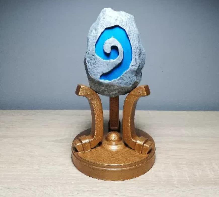 炉石传说中的夜光炉石3D打印模型