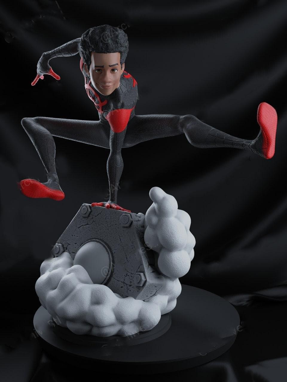 蜘蛛侠 迈尔斯3D打印模型