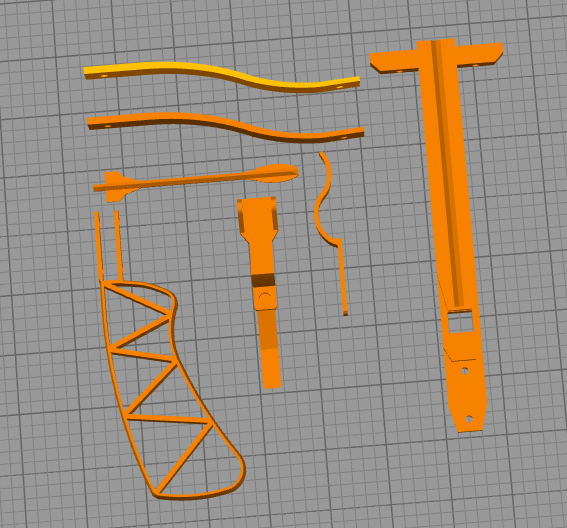 玩具弩弓3D打印模型