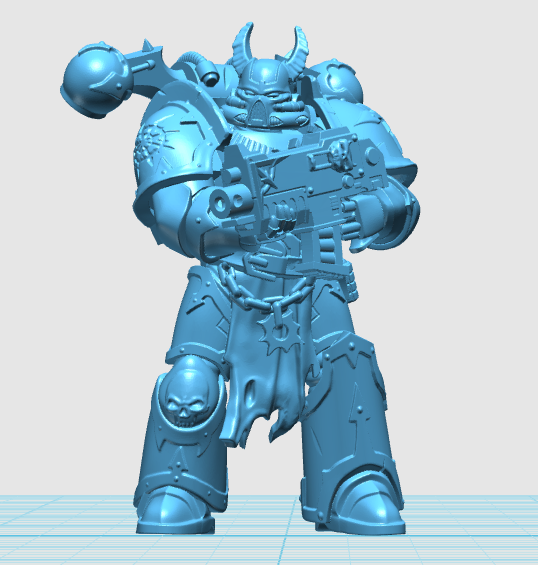 战锤40K混沌星际战士3D打印模型