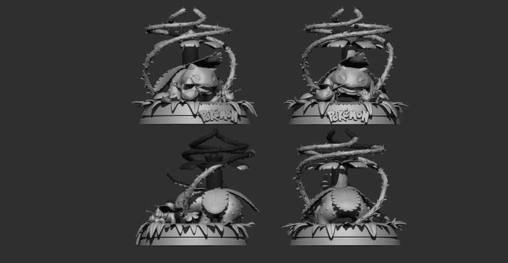 妙蛙花 神奇宝贝3D打印模型