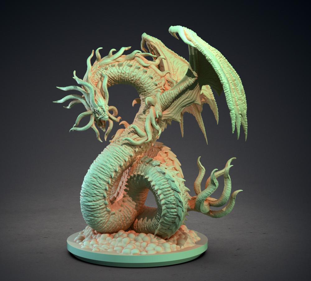 恐怖猎手 克苏鲁神话3D打印模型