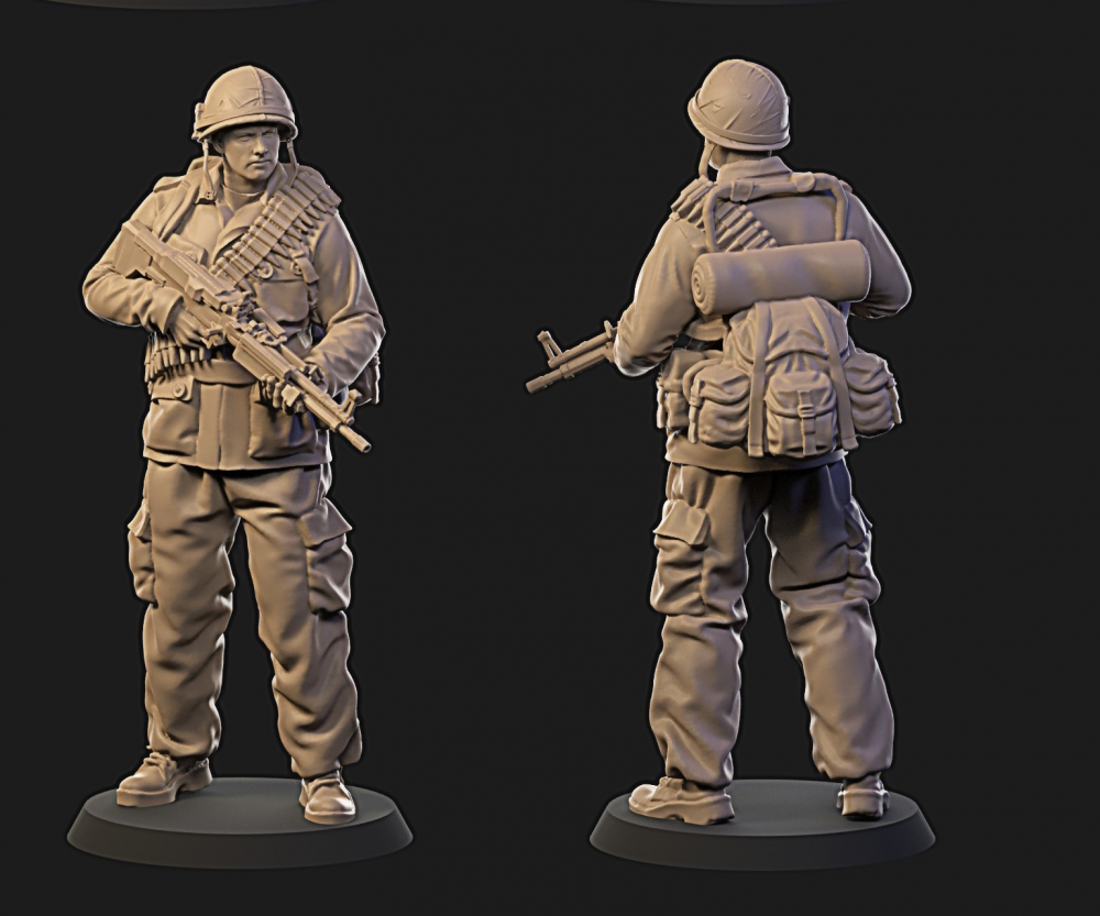 越战兵人 013D打印模型