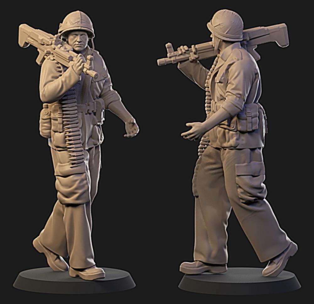 越战兵人 033D打印模型