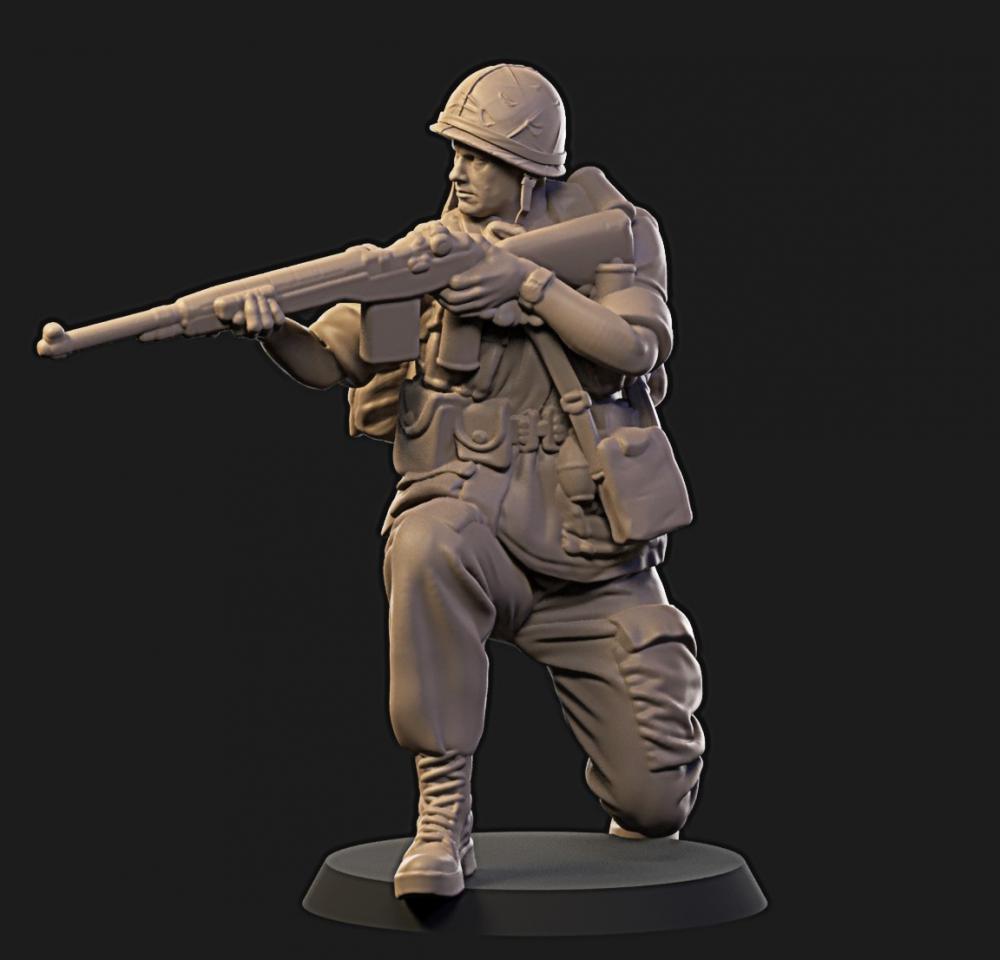 越战兵人 043D打印模型