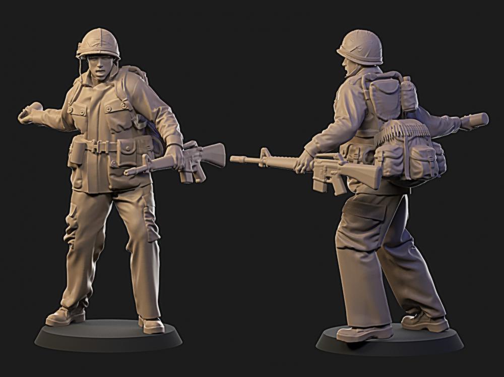 越战兵人 053D打印模型
