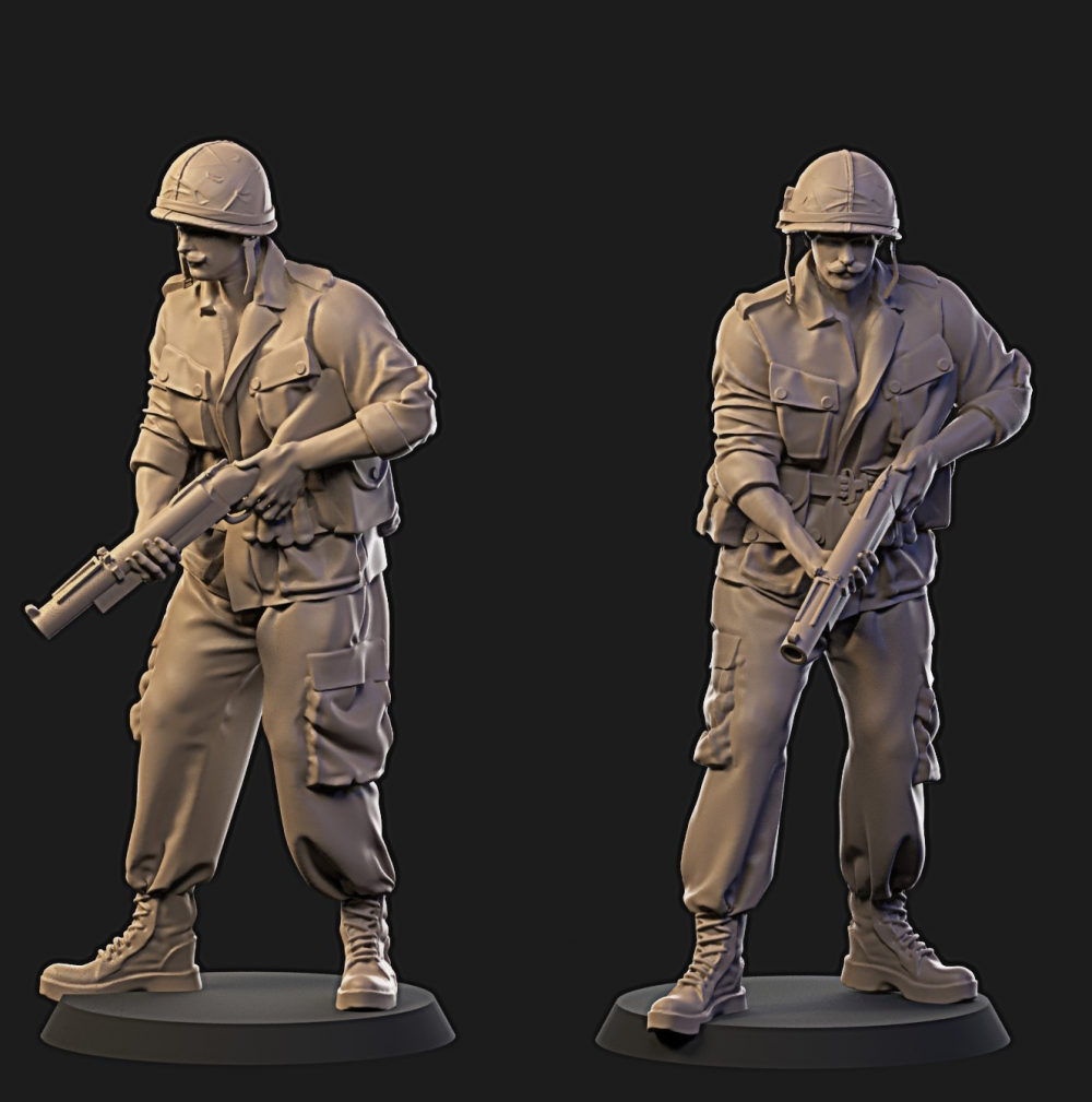 越战兵人 073D打印模型