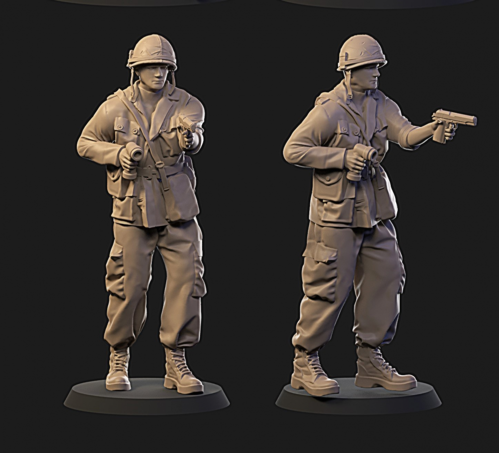 越战兵人 083d打印模型