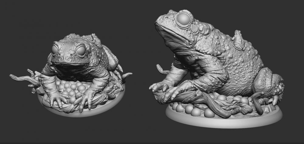 青蛙之母3D打印模型