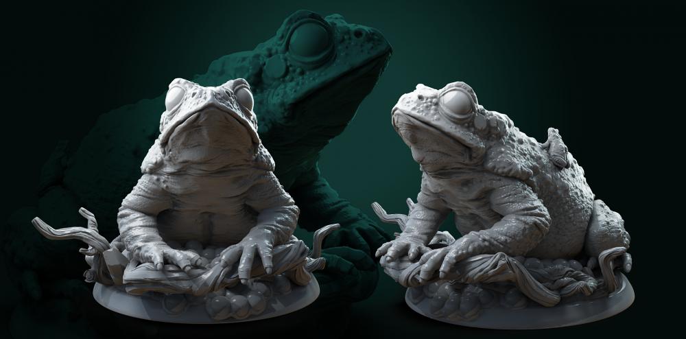 青蛙之母3D打印模型