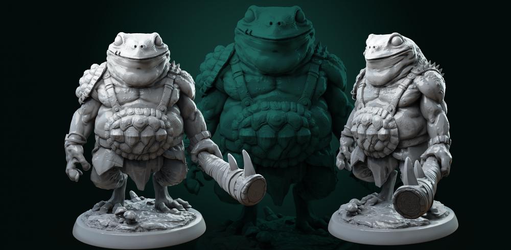 青蛙坦克3D打印模型