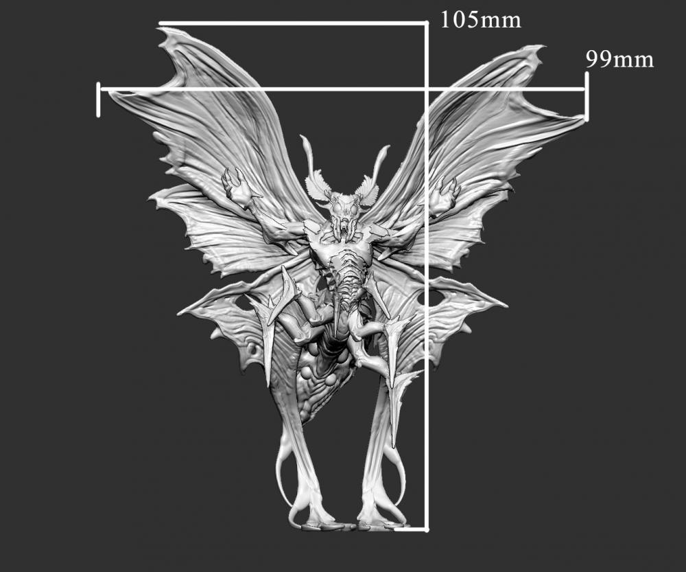 飞蛾战士3D打印模型