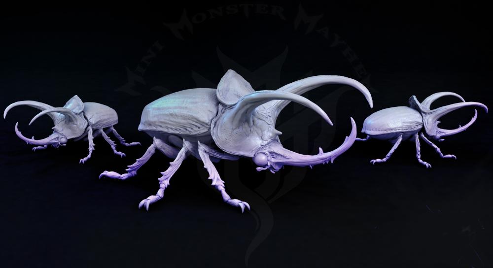 巨人甲虫3D打印模型
