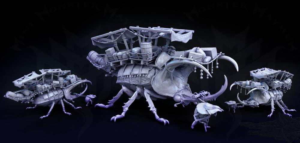 甲虫兽3D打印模型