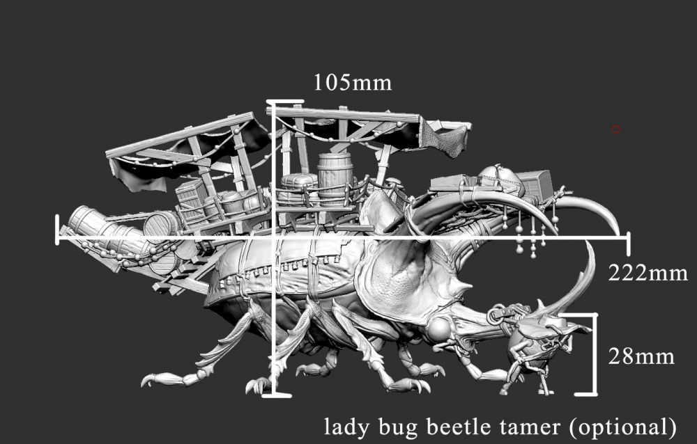 甲虫兽3D打印模型