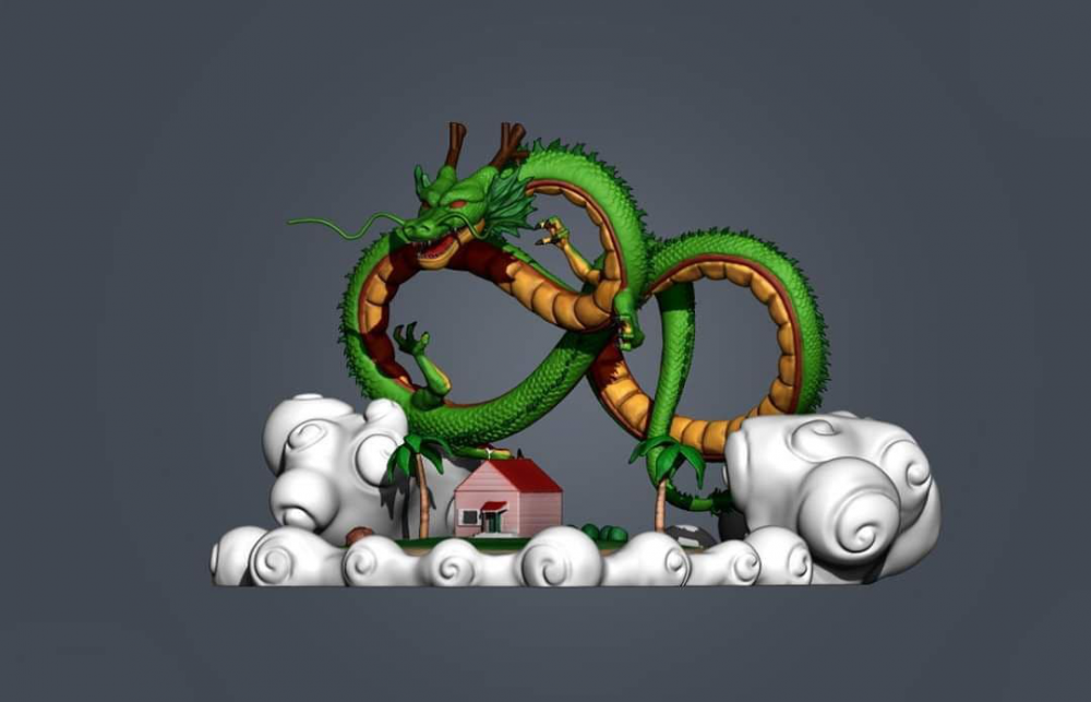 龙珠 神龙3D打印模型