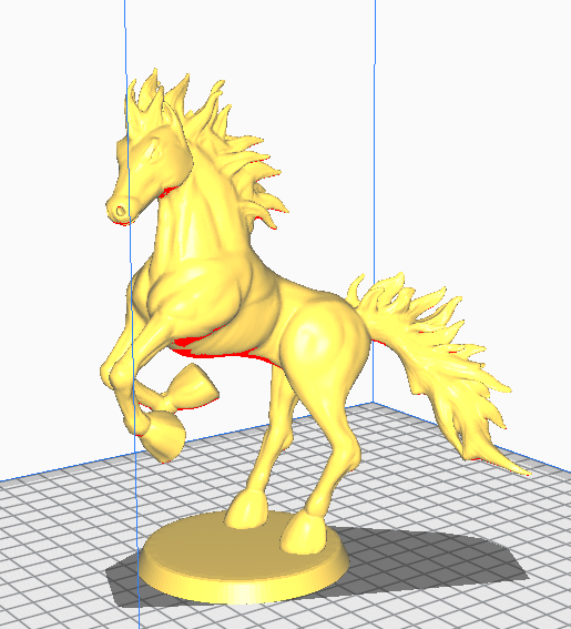 奔腾骏马3D打印模型