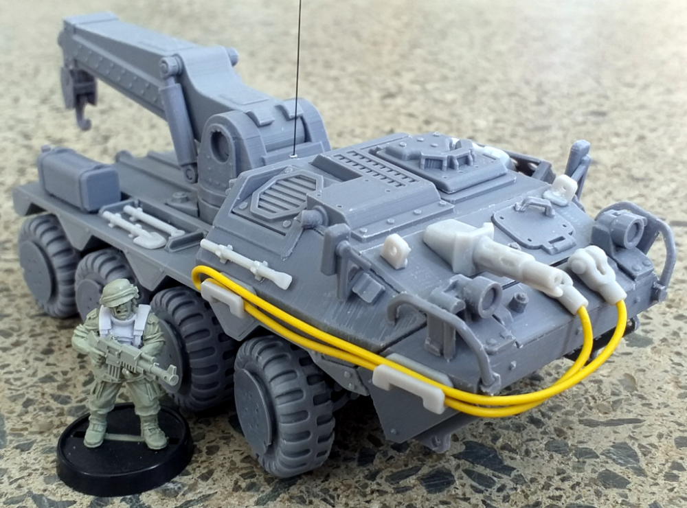 轻型装甲车3D打印模型