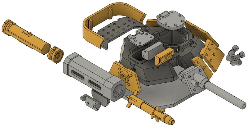 轻型装甲车3D打印模型