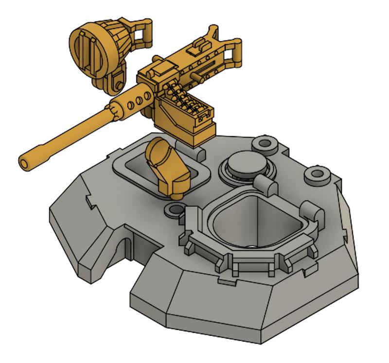 轻型装甲车3D打印模型