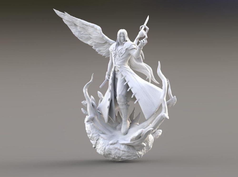 最终幻想 萨菲罗斯3D打印模型