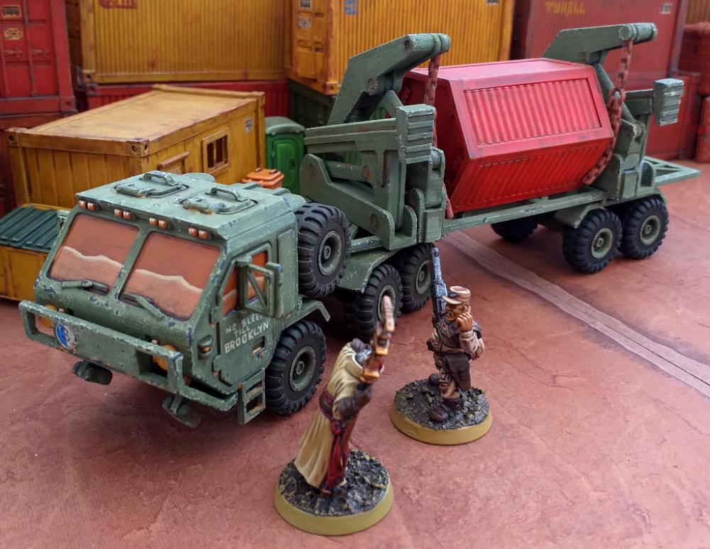 军事货运车3D打印模型