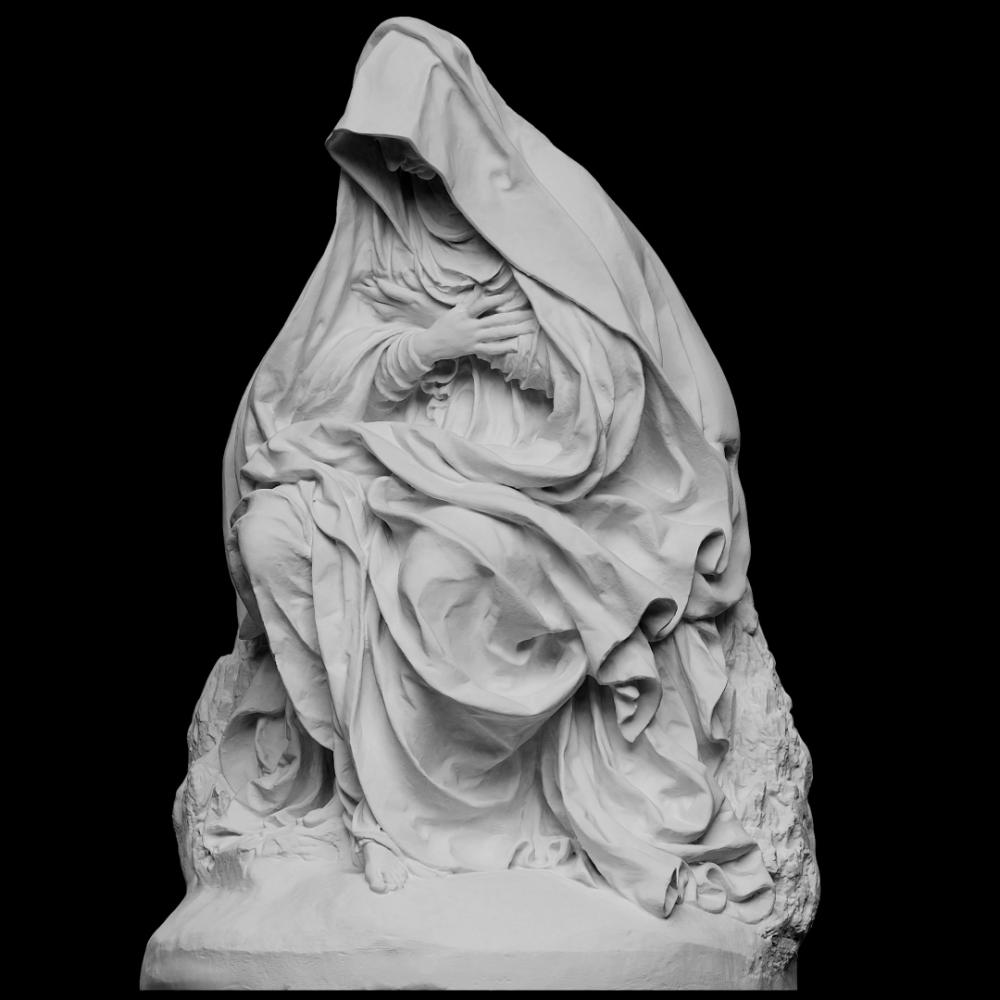圣母玛利亚3D打印模型