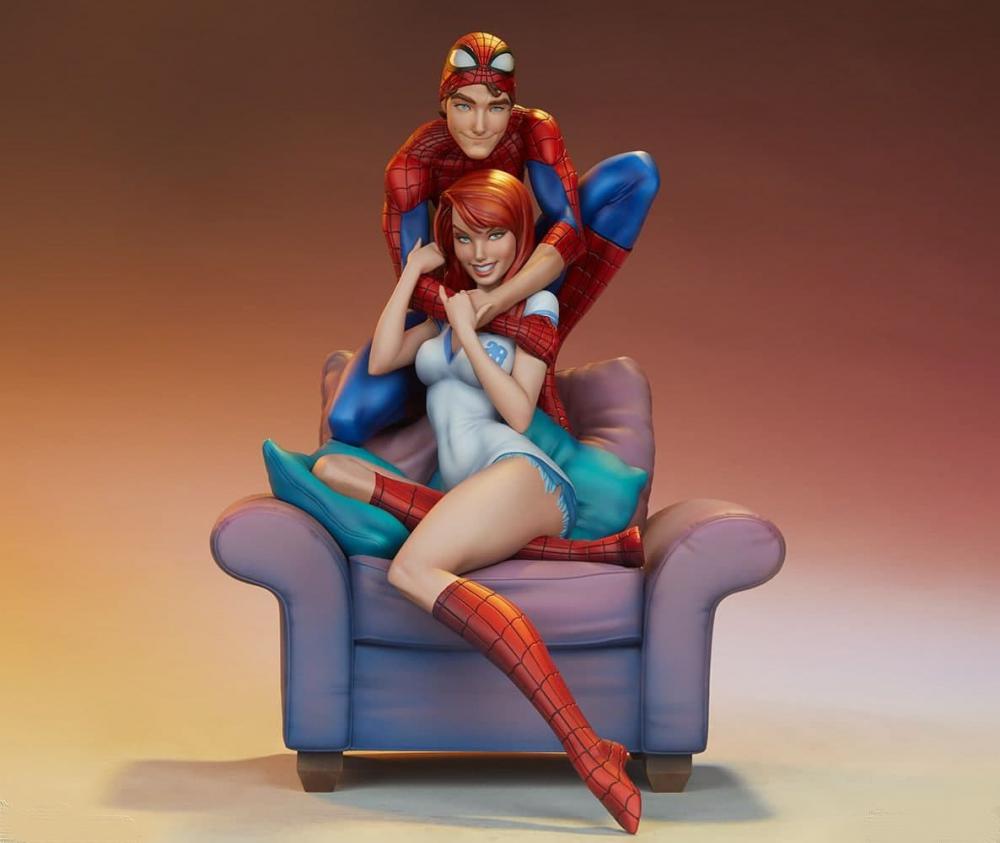 蜘蛛侠帕克与玛丽·简3D打印模型