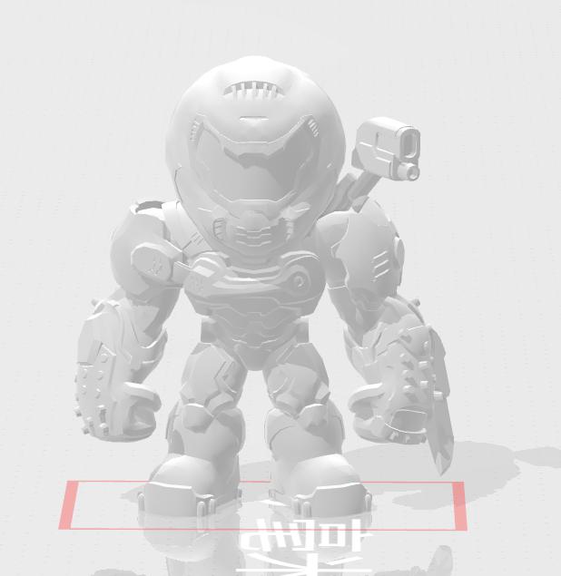 毁灭战士3D打印模型