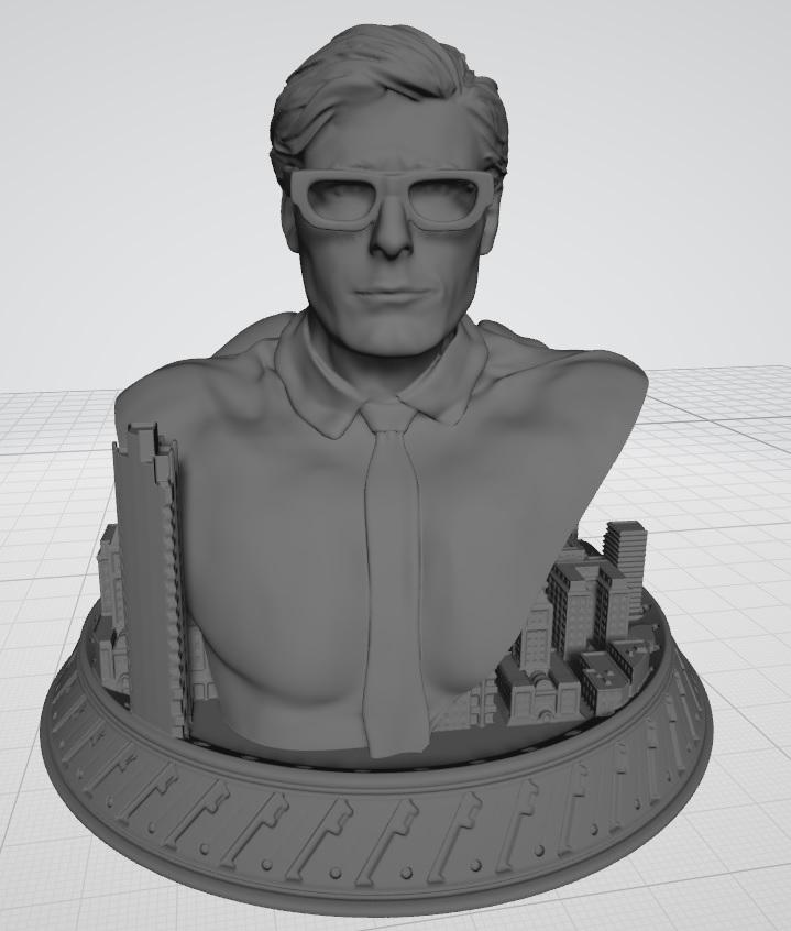 城市守护者 超人3D打印模型
