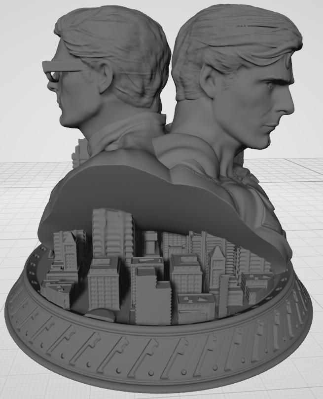 城市守护者 超人3D打印模型