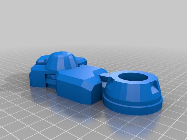 重型装甲机械3D打印模型