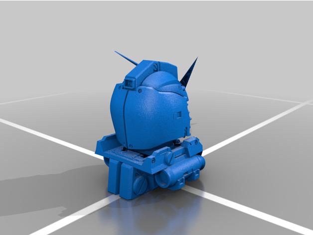 RX-78-2高达半身像3D打印模型
