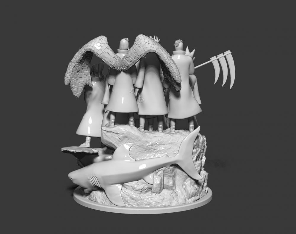 火影忍者部分成员合集3D打印模型