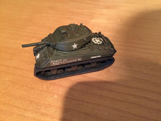 谢尔曼坦克模型3D打印模型