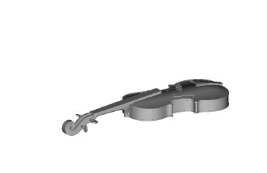 小提琴3D打印模型
