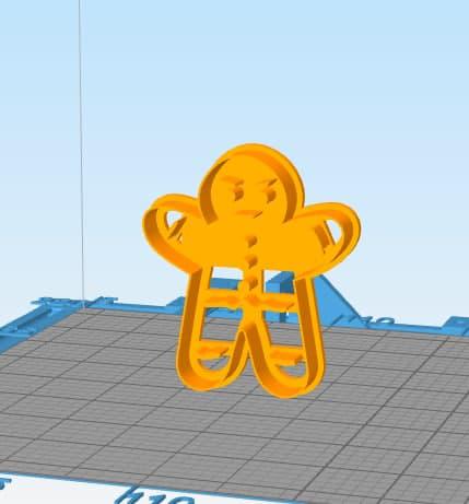 姜饼人模具3D打印模型