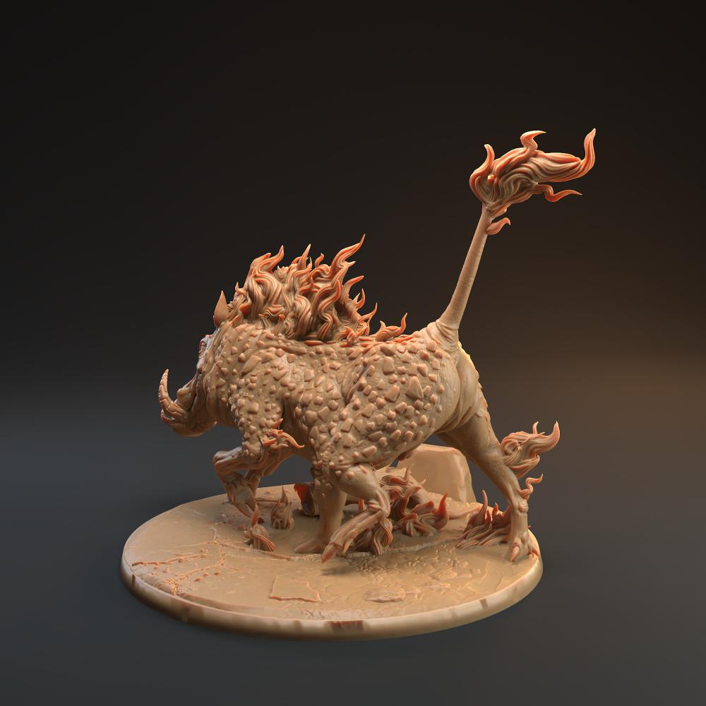 屠龙系列 野猪3D打印模型