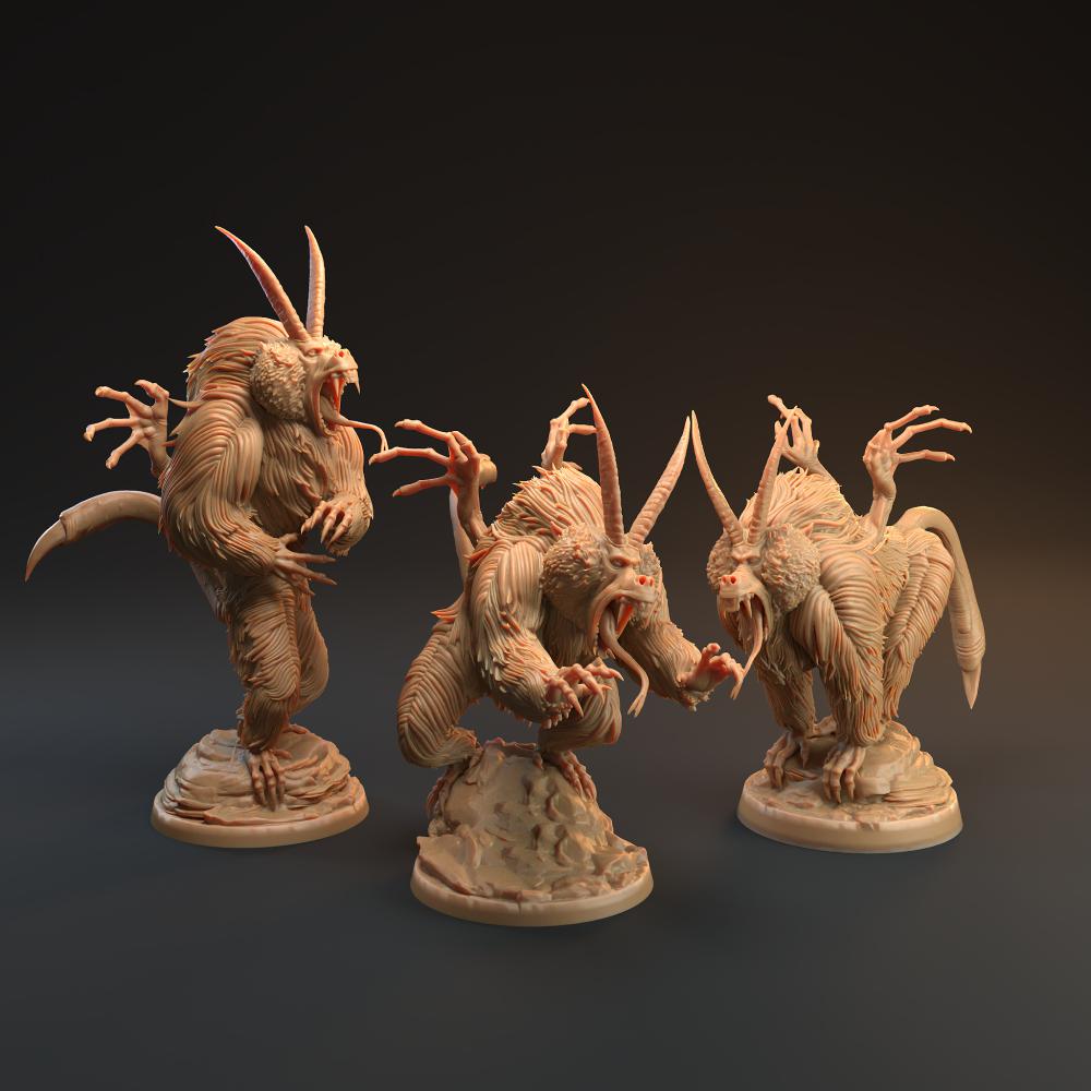 屠龙系列 变异狒狒3D打印模型