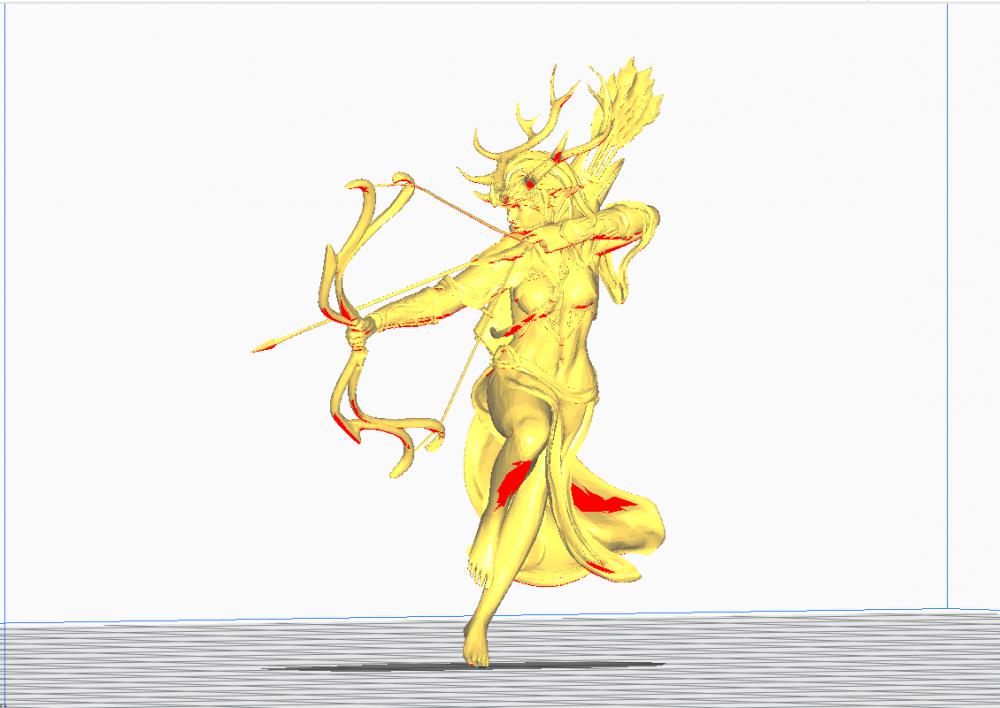 射手3D打印模型