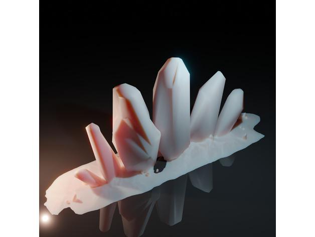 水晶桌面摆件3D打印模型