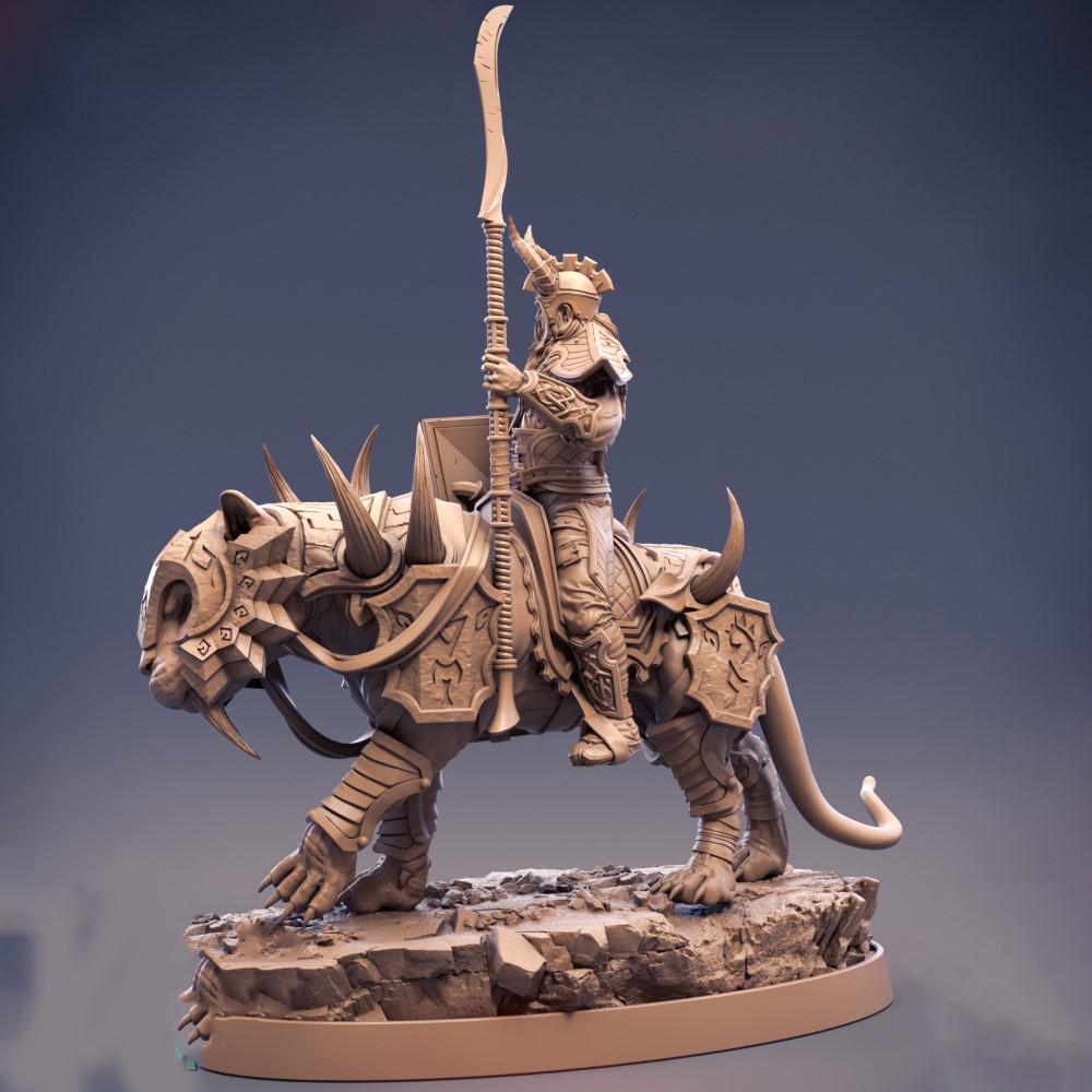 黎明系列 黑豹上战士3D打印模型