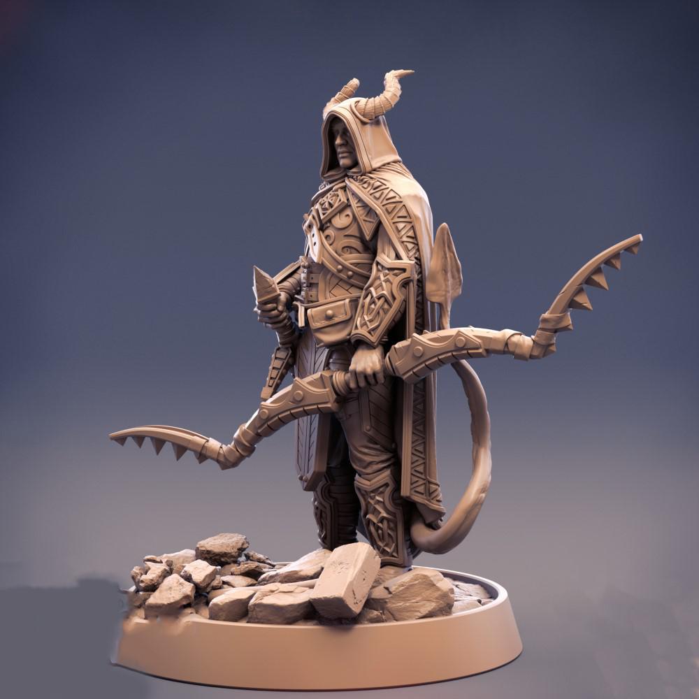 黎明系列 恶魔弓箭手3D打印模型
