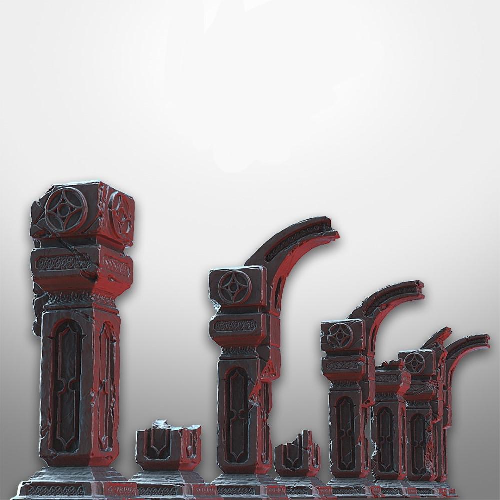 古庙风光3D打印模型