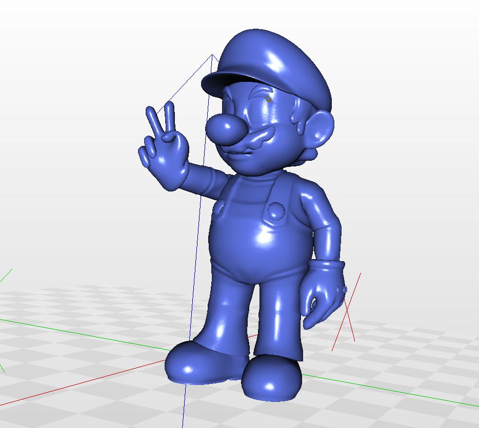 马里奥3D打印模型