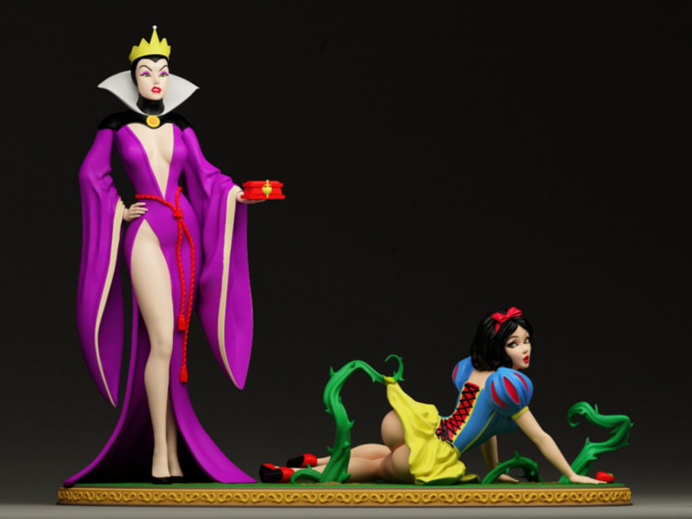 白雪公主与王后