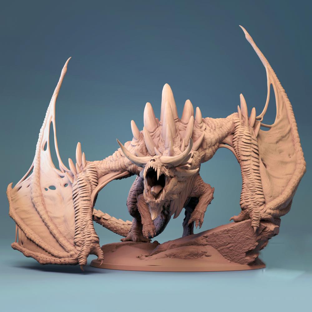 岩浆龙3D打印模型