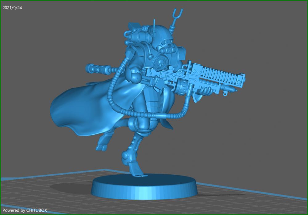 机械教游骑兵3D打印模型