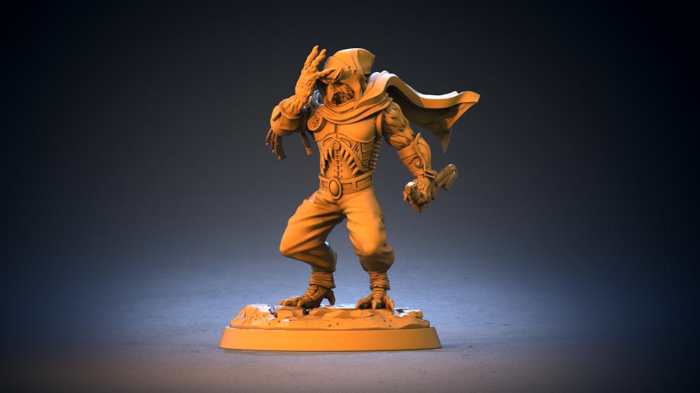 一千零一夜 部落战士3D打印模型
