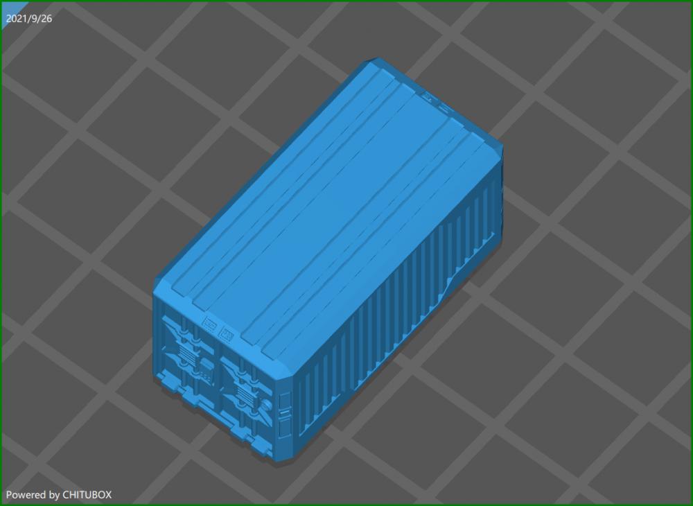 集装箱3D打印模型
